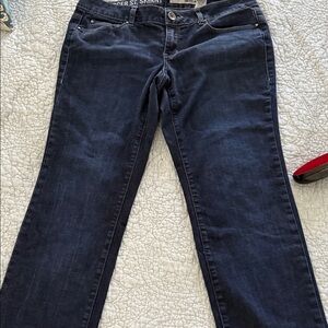 DKNY Women's Deep Indigo Straight Leg Jeans Size 14